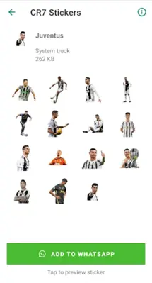 Cristiano Ronaldo Stickers android App screenshot 0