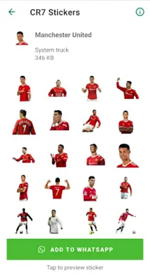 Cristiano Ronaldo Stickers android App screenshot 4