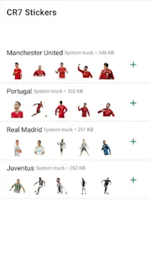 Cristiano Ronaldo Stickers android App screenshot 5